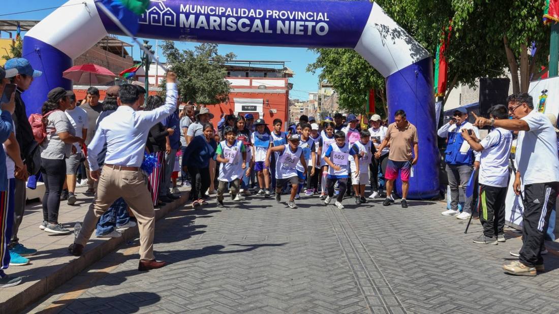 Actividad deportiva organizada por una municipalidad provincial